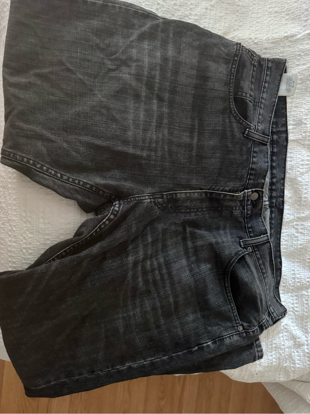 Levi's Men's Washed Black Denim Jeans